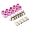 40pc/set AG60 SG55 Plasma Cutter Cutting Torch Consumables Electrode Nozzles