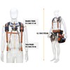 Construction suspenders for carpenter, men for framing Leather tool belt