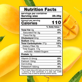 DARLAC FARMS Freeze Dried Mango Powder 4Oz, Natural ingredients, Nutrient-rich, Vegan, No Add Sugar, Preservative-free, Convenient zip-lock Pouch, Perfect for Smoothies, Baking, Seasoning