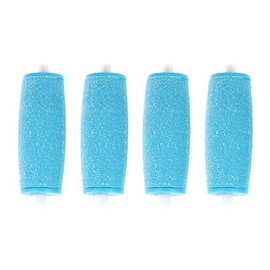 4 Pcs Extra Coarse Pedicure Rollers Replacement Rollers Heads Wet Dry Compatible for Velvet Smooth Pedi Perfect Electronic Foot File