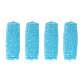 4 Pcs Extra Coarse Pedicure Rollers Replacement Rollers Heads Wet Dry Compatible for Velvet Smooth Pedi Perfect Electronic Foot File