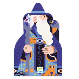 Jigsaw Puzzle 36 Pieces The Wizard with the Crystal Scepter - Dj07299