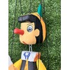 Wooden Pinocchio with Rope 25 cm Handmade in Indonesia