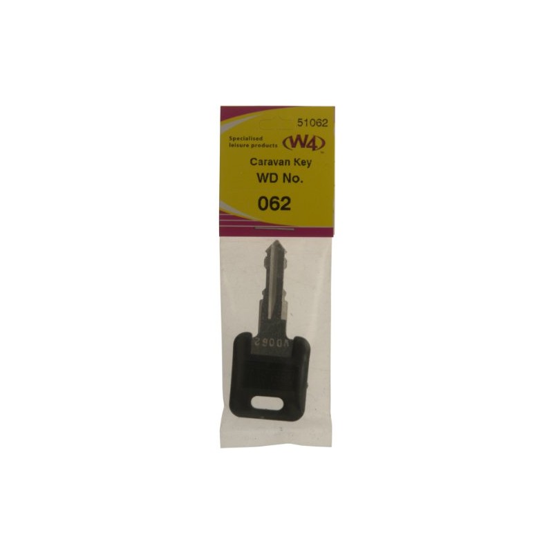 W4 WD Replacement Caravan Key No062 - Black