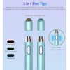 Active Stylus Pen for Touch Screens, Dual Pen Tips for
