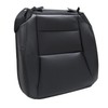 Priprilod Black Leather Front Driver Side Bottom Replacement Seat Cover