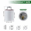E26 Light Socket,Standard Medimun Screw Bulb Socket Lamp Holder,Porcelain Light