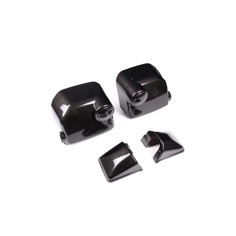 momocar Carbon Fiber Car Side Rearview Mirror Cover Trim Fit