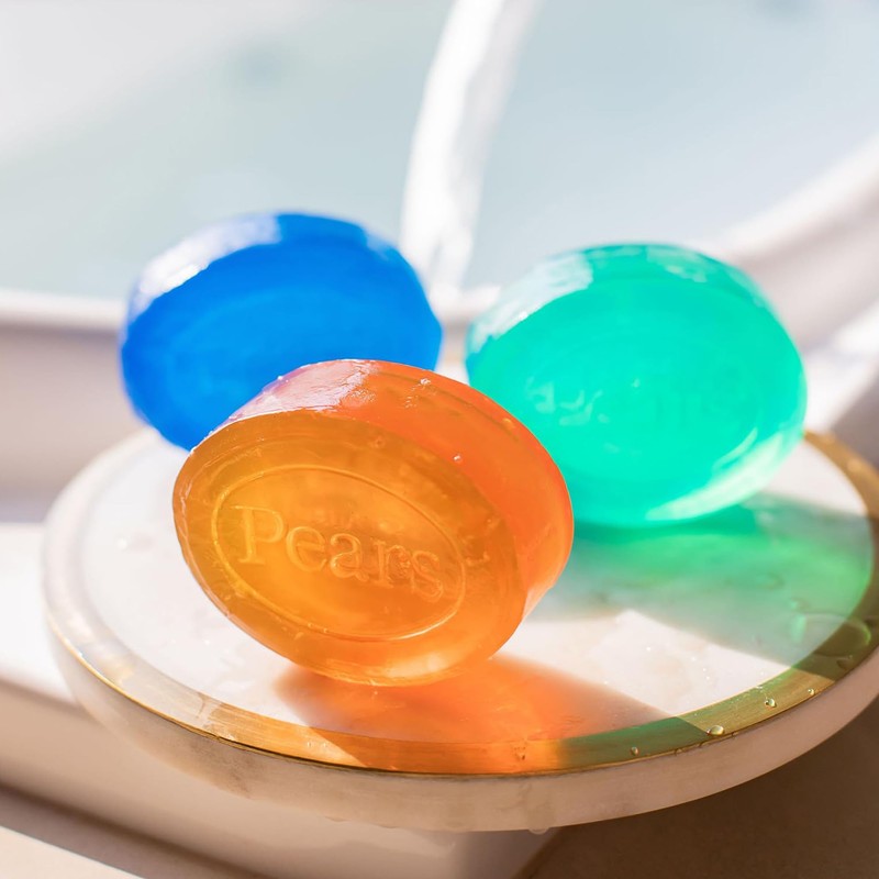 Pears Soap, Pure & Gentle Glycerin Soap Variety 3-Pack –