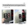 HIRUFAIT Tail Light Guard Cover for Land Rover Defender 90