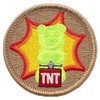 Exploding Gummy Bear Patrol Patch - 2" Diameter Round Embroidered