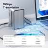 Hagibis USB C Docking Station with M.2 NVMe/SATA SSD Enclosure