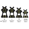 Ice Cleats，Snow Ice Traction Shoe Boot Cleats， Anti Slip 10-Studs