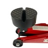 125 x 50 mm Rubber Pad with V-Groove and Waffle