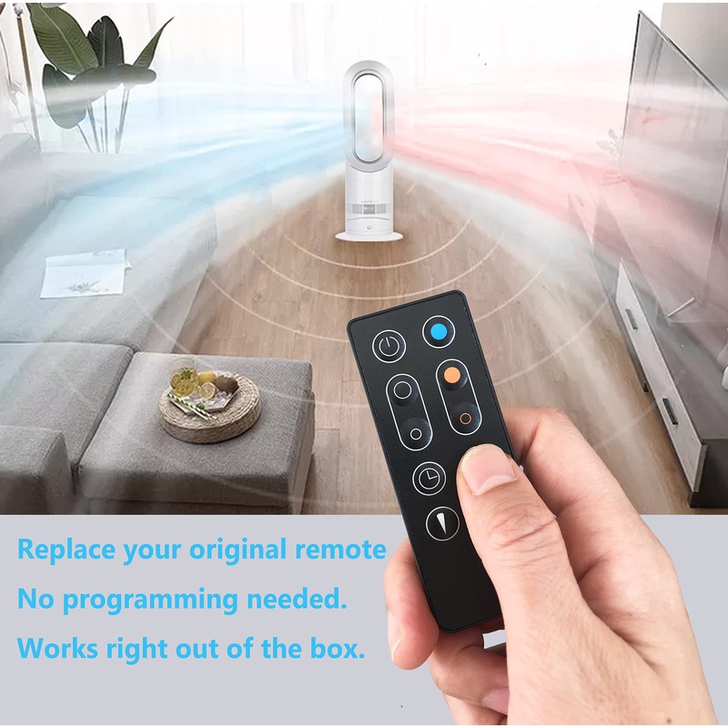Replacement Remote Control Compatible with Dyson AM09 Hot + Cool