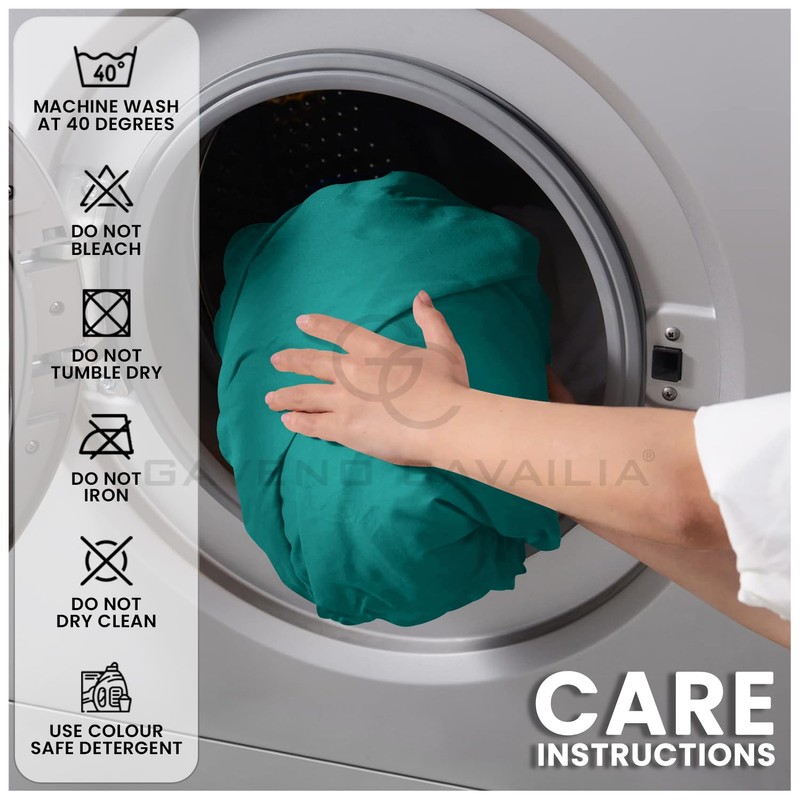 Polycotton Super King Fitted Sheet (180 X 200 Cm) -