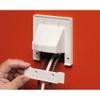 Arlington Industries CER2 2-Gang Reversible 2-Piece Low Voltage Cable Entrance
