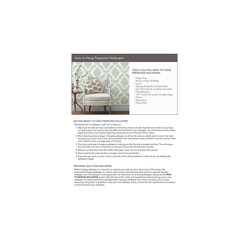 Alb4169 Garden Wallpaper Border 6.78" X 15'