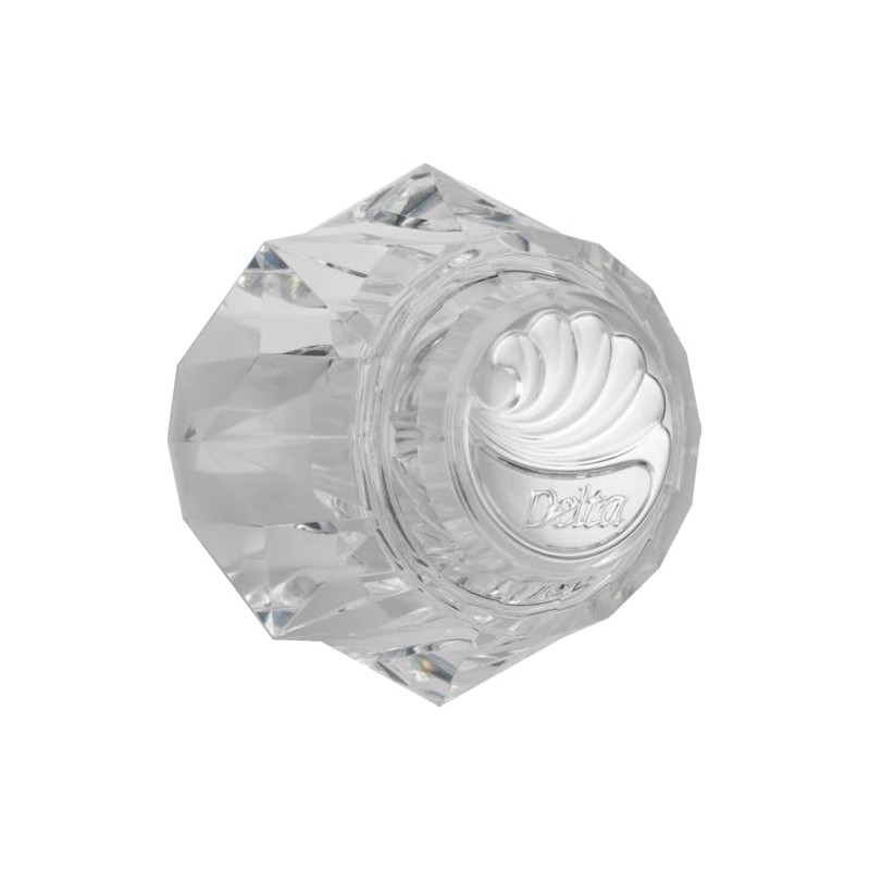 Delta Faucet RP17451 Single Clear Knob Handle Kit with Button