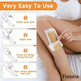 300PCS Large Waxing Strips Paper, Full Size Waxing Strips for Body - Legs, Chest Hair, Eyebrow, Professional Eyebrow Waxing Kit with Non-Woven, Plain Wax Strips Body Wax Strips