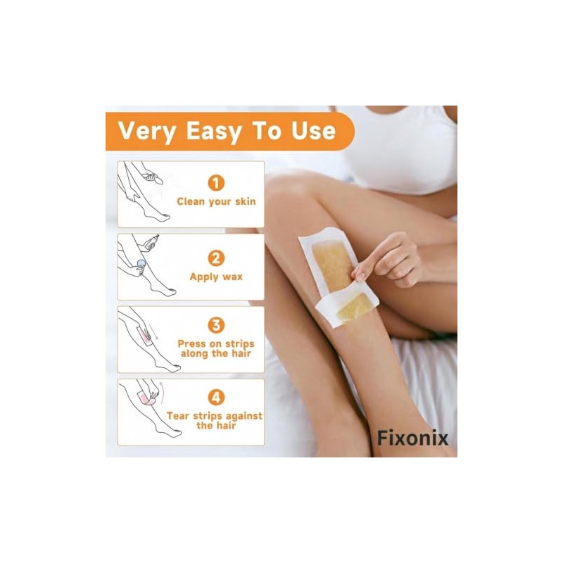 300PCS Large Waxing Strips Paper, Full Size Waxing Strips for