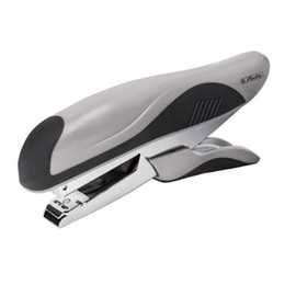 Herlitz Ergonomic Stapler No.24/6, Black/Light Grey, Pack of 1