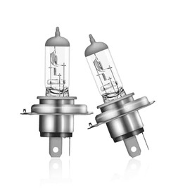 H4 12V 60W 6500K – Ultraweiß Halogen Licht – Für klare Sicht & hohe Leuchtkraft – Zuverlässige H4 Ersatzlampen, 2 Stück