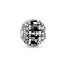 Thomas Sabo Unisex Bead Black Skulls Karma Beads 925 Sterling