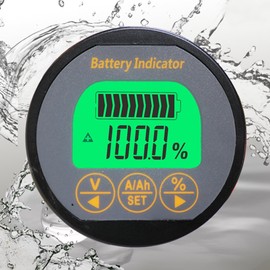 AiLi Voltmeter Ammeter Voltage Current Meter Voltmeter Ammeter 100V 350A Caravan RV Motorhome 999 AH