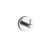 WENKO Bosio Wall Hooks Set of 2 High-Quality Rustproof Shiny