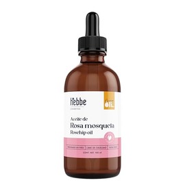 HEBBE Aceite De Rosa Mosqueta 100 Ml Regenerador Cosmético  Ayuda A Mejorar La Apariencia De Manchas Y Marcas  Nutre Piel Seca Y Sensible  Uso Facial 