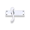 Victorian Style Door Handle On Back Plate Polished Chrome Infinity