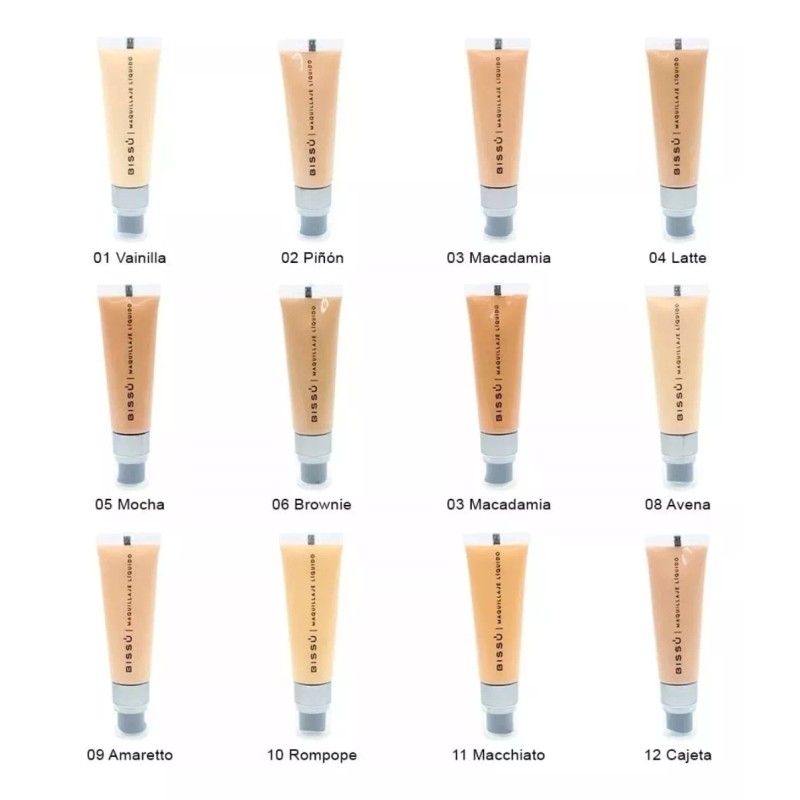 Bissú Maquillaje Líquido De Larga Duración Bissú 28.5ml