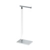 Gatco 1331C Modern Rectangle Base Freestanding Toilet Paper Holder 22.25"