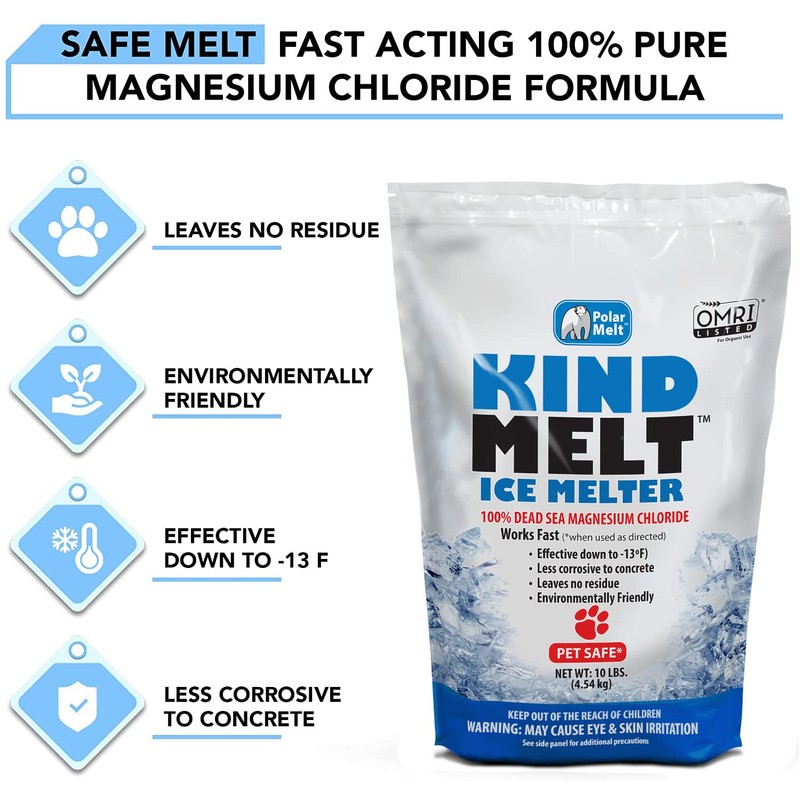 HARRIS Kind Melt Pet Friendly Ice and Snow Melter, Fast