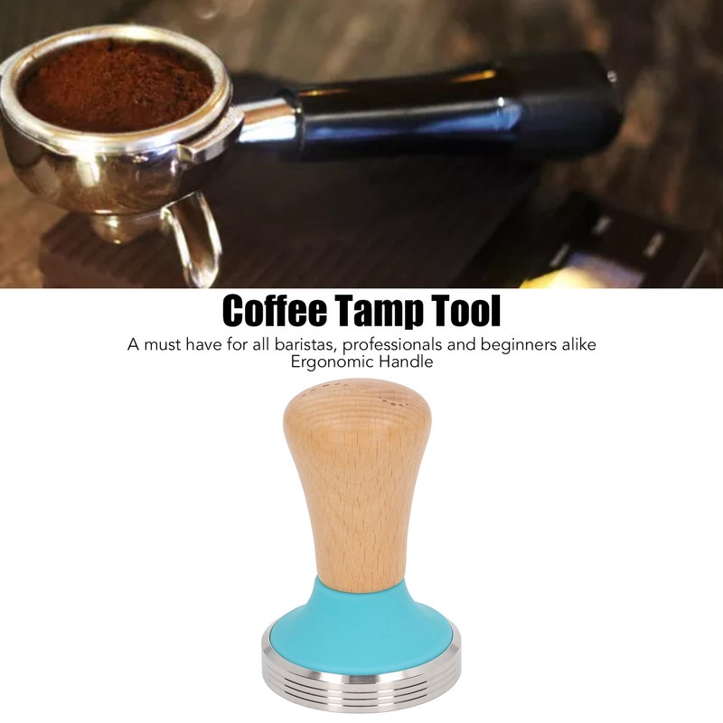 Wooden Coffee Tamper Food Grade Rustproof Easy To Clean Heavy