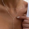 Layered Necklaces for Women Silver Stackable Stack Choker Necklaces Layering
