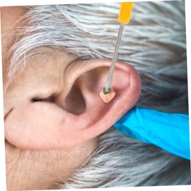 Mobestech 200pcs Earwax Removal Tools Stainless Steel Ear Spoons Non- Design for Safe Cleaning Colorful Earwax Cleaning Sticks for Adults and Elders Easy to Carry and Use