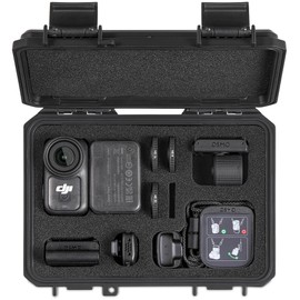 INCHOICASES Waterproof Hard Case for DJI Osmo Nano Accessories, Hard Shell Protective Cases for Travel and Home Use, Easy Carrying