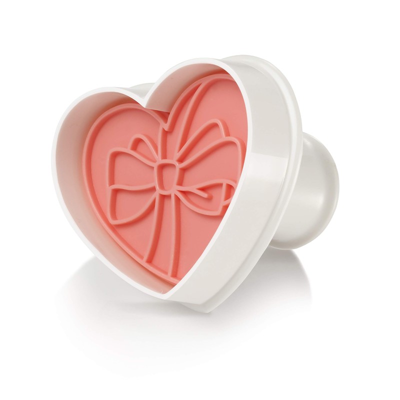 Tescoma 630856 Cookie Cutters with Stamp Set of 3 Hearts