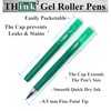 THINK2MASTER [24 Pens - Green Ink Think2 0.5mm Pocketable Mini