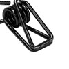 100Pcs Binder Clips Cute Bear Hollow Strong Clamping Force Metal