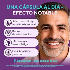 Vitaminas para Hombre – Multivitamínico Hombre con Maca Negra, L-Arginina, Vitaminas A, C, D3, E, Complejo B, Zinc, Magnesio y Potasio – Suplemento Di