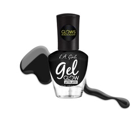 L.A.girl Gel Glow Nail Polish 0.47 oz- 8 Colors, No UV Light Needed, Gel like Finish Polish (Rated R)