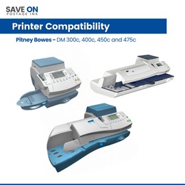 Save On Postage Ink 765-9 Compatible PB 765-9 SendPro MailStation Postage Meter Ink - Compatible PB Postage Meter Ink Cartridge for DM 300c, 400c, 450c and 475c
