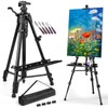 Adjustable Artist Easel - 19.69" to 61.8", Portable Folding Tabletop