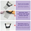SSKHE Stainless Steel Onion Slice Holder, Multifunctional Tomato Slicer Onion