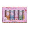 Sakura Organic Lip Balm Set, 100% Natural, 6 Flavours -