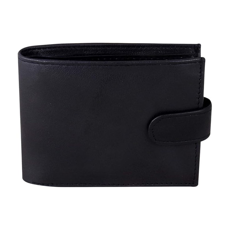 iflip Genuine Leather Wallet for Men's RFID Blocking Coin Compartment