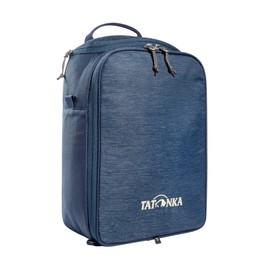 Tatonka Cooler Bag S (6L) - Insulated Bag for Backpacks up to 20 Litres - With Inner Compartment for Ice Packs and 2 Zip Openings (Front and Top) - 22 x 12 x 30 cm (Navy)